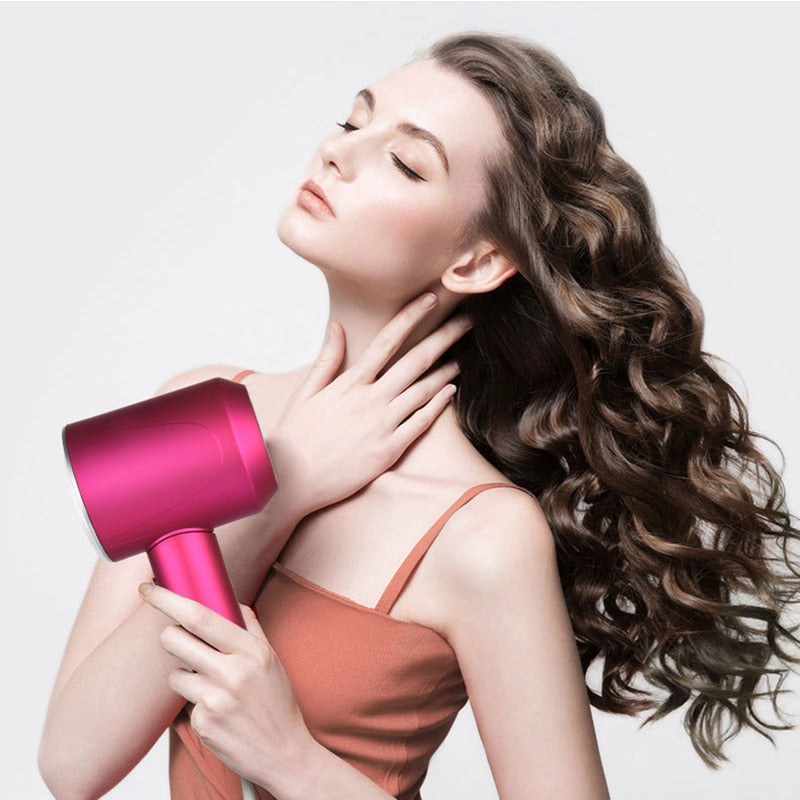 Professional Hair Dryer Strong Wind Salon Dryer Hot&amp;Cold Air Wind Negative Ionic Hammer Blower Dry Electric Hairdryer