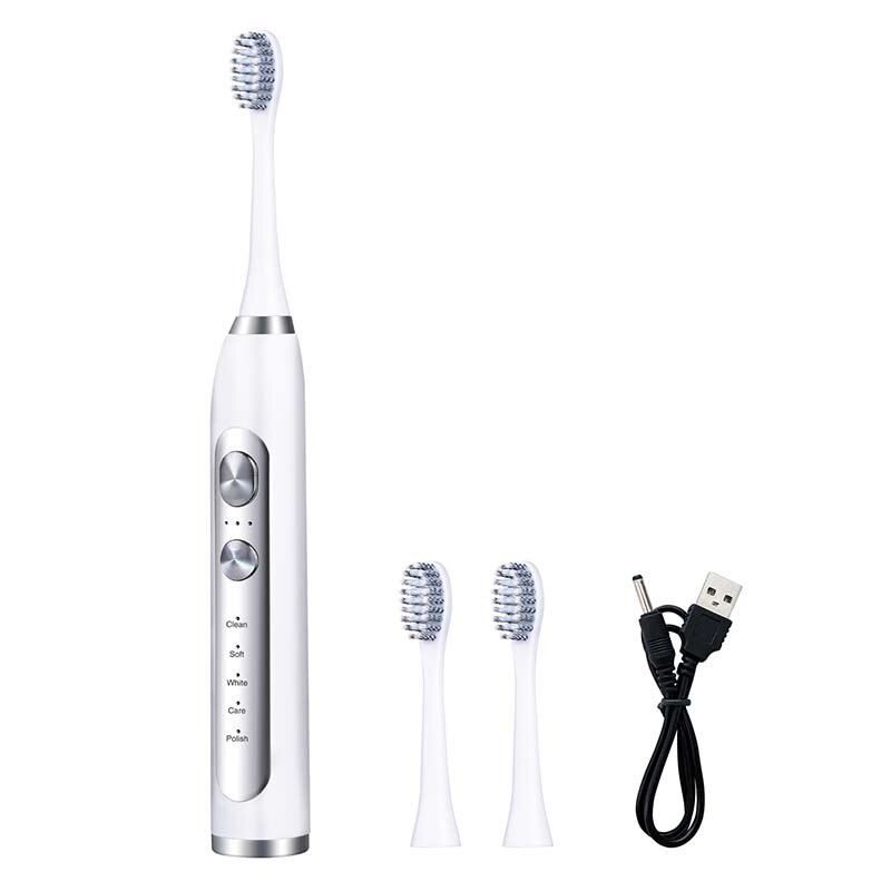 Sonic Electric Toothbrush USB Charger Rechargeable Electronic Portable Ultrasonic Tooth Brush for Adults