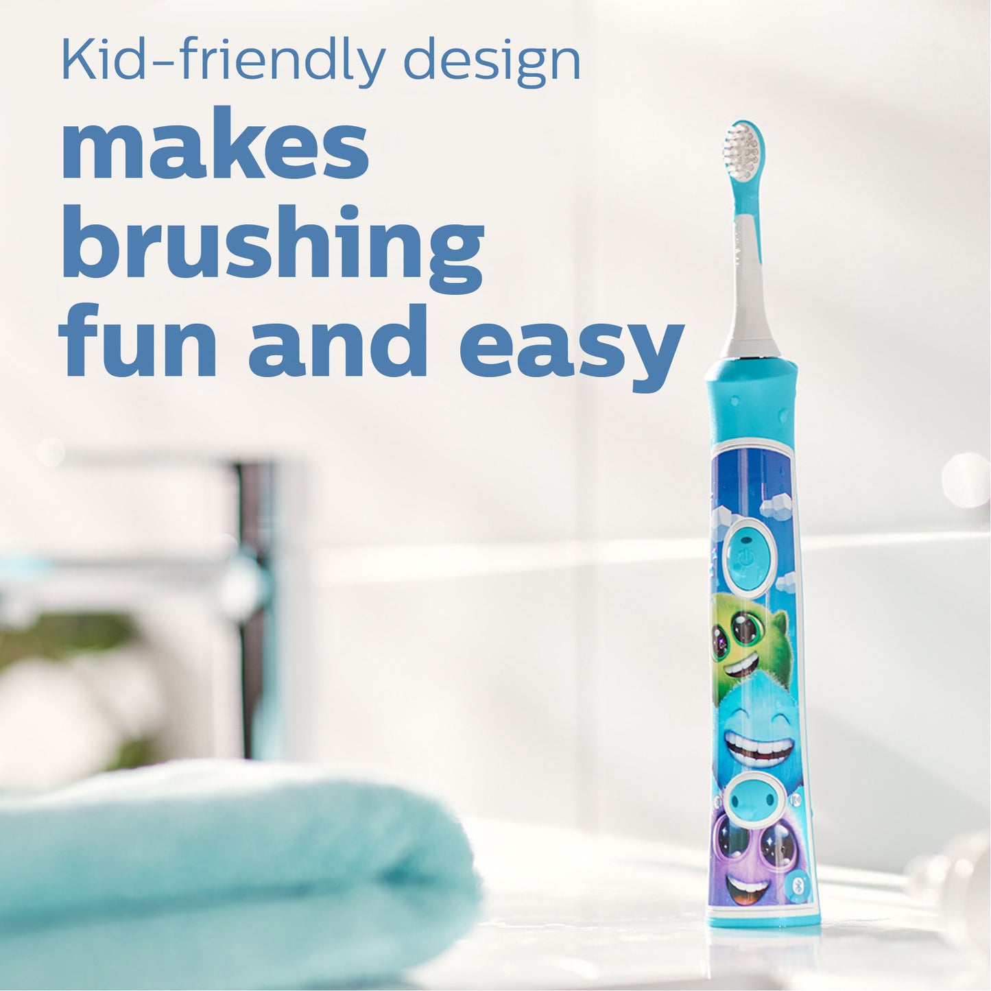 Kids Replacement Toothbrush Heads For Philips Sonicare, HX6032/94, 3-PK Compact