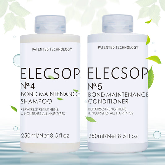 Elecsop No.4 and No.5 Bond Maintenance Shampoo and Conditioner Set, 8.5 fl oz