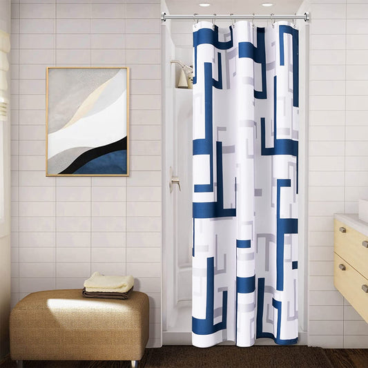 Shower Curtain Liner, Shower Curtain Set with Hooks, Bathroom Curtain Waterproof Fabric, Shower Curtains for Bathroom 36"x72"