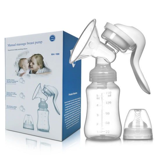 Yadala Manual Breast Pump, Portable Manual Postpartum Breast Pump Breastfeeding, Baby Feeding Pumps & Accessories, White