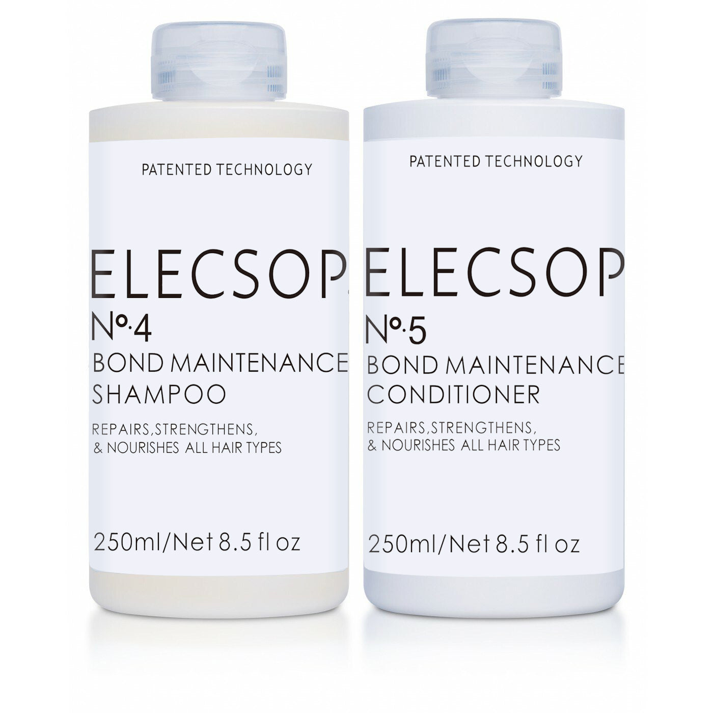 Elecsop No.4 and No.5 Bond Maintenance Shampoo and Conditioner Set, 8.5 fl oz