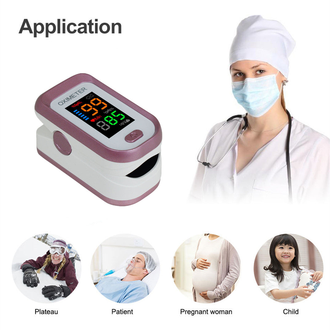 Yadala Fingertip Pulse Oximeter, Spo2 Blood Oxygen Saturation Oximeter Monitor