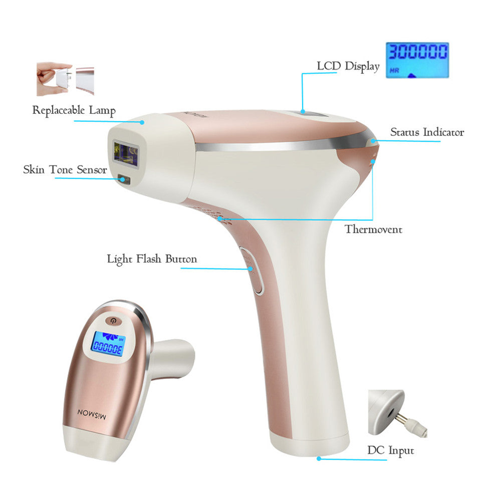 MiSMON IPL Hair Removal 3 in 1 IPL Laser Epilators Skin Rejuvenation Acne Clearance Body Face Bikini Permanent Hair Removers FDA