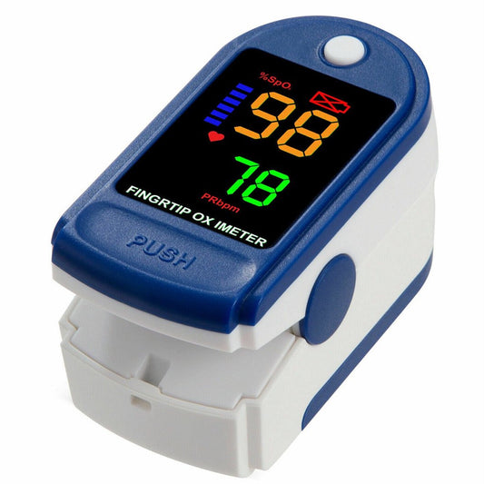 Digital Finger Oximeter Pulse Oximeter LED Screen Finger Clip SPO2 PR Heart Rate Monitor Blood Oxygen Saturation Monitor