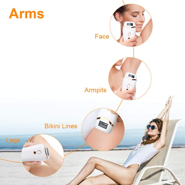 Centerel IPL Hair Removal Permanent Painless Laser Hair Remover Device for Women and Man Upgrade to 999,999 Flashes