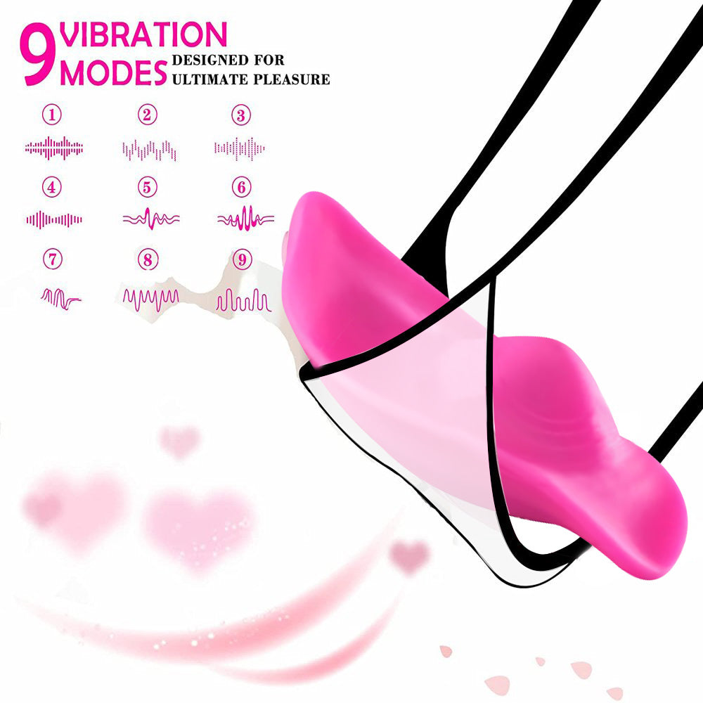 Wearable Panty Vibrator, Remote Control Clitoris G-Spot Stimulator, Adult Sex Toys for Women