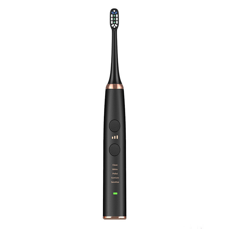 Electric Toothbrush SG 575, Centerel Soinc Teeth Brush 2 Minutes Timer 5 Modes IPX7 Waterproof USB Charging Whitening Tooth Scaler, Black