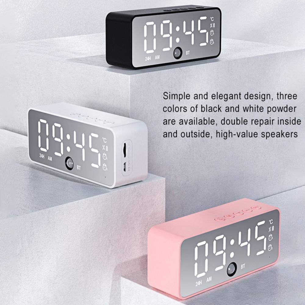 Alarm Clock for Bedroom, 2 Alarms Loud LED Big Display Clock with USB Charging Port, Adjustable Volume, Dimmable, Snooze, Plug in Simple Basic Digital Clock for Deep Sleepers Kids Elderly Home Office