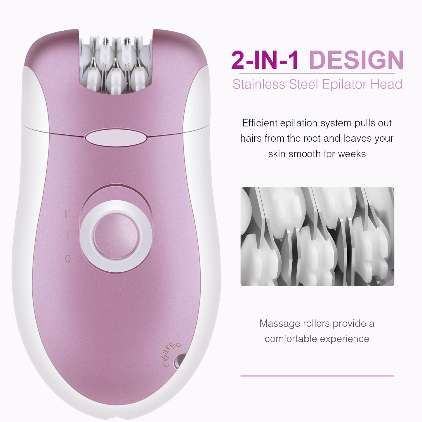 Besunny Epilator for Women for Long-Lasting Hair Removal, Womens Electric Razor Shaver