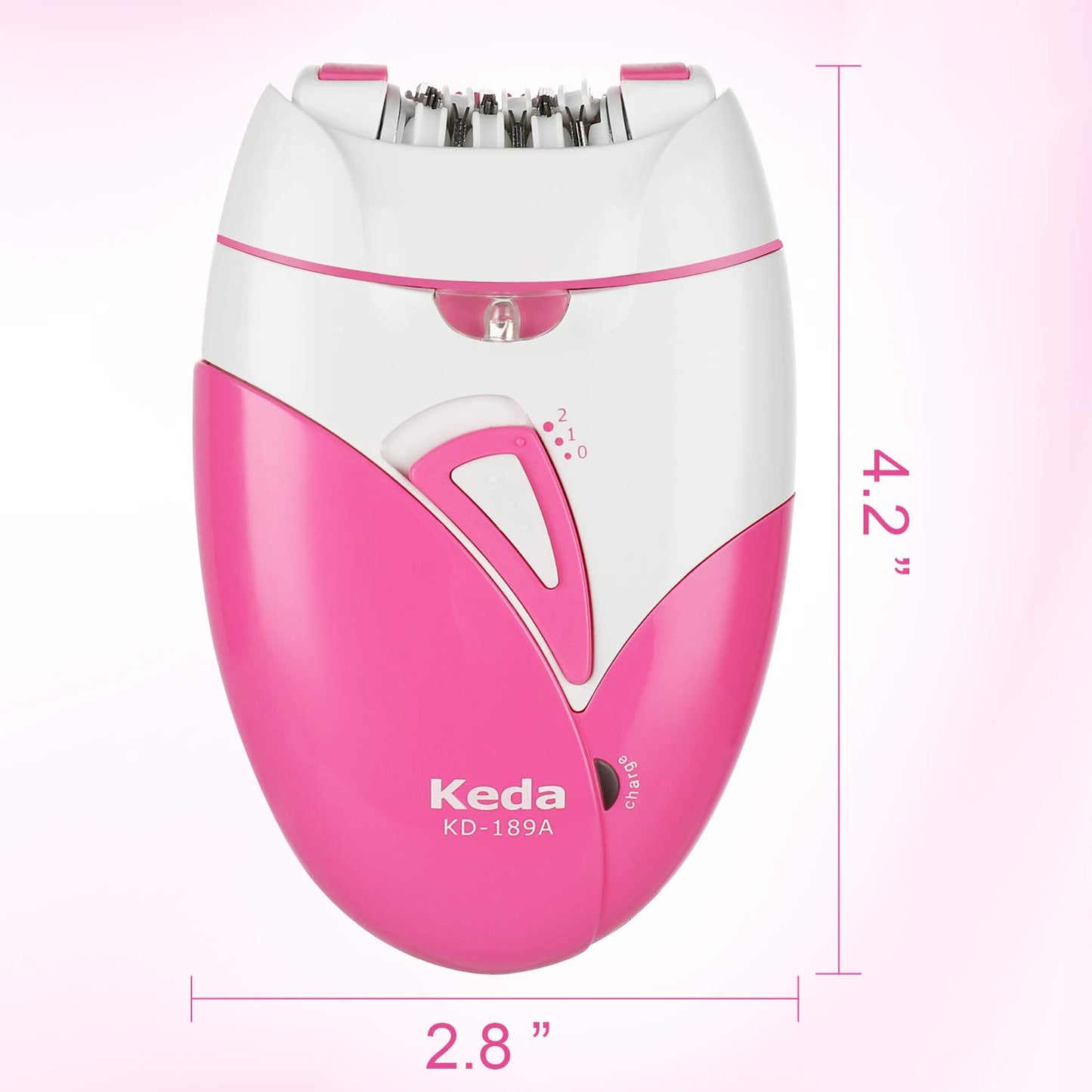 Centerel Epilator for Women, Portable Hair Removal, Smooth Glide Epilator with LED for Face Legs Bikini