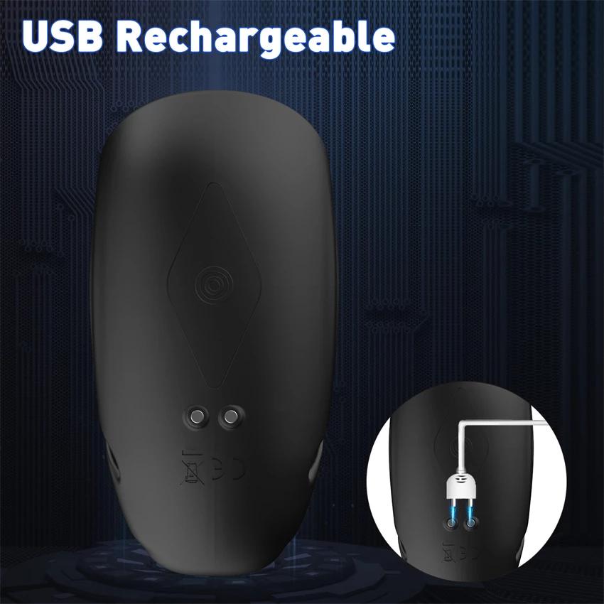 Vibrator Massager Exerciser Male Adult Toys Adjustable Masturbator Delayed Ejaculation Trainer Male Toys