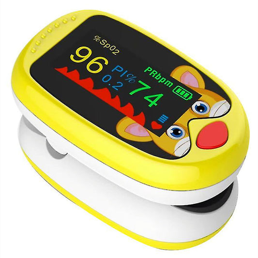 BDUN Kid's Fingertip Pulse Oximeter Rechargeable Pulse Oximeter Monitor Blood Oxygen Saturation with USB Cable