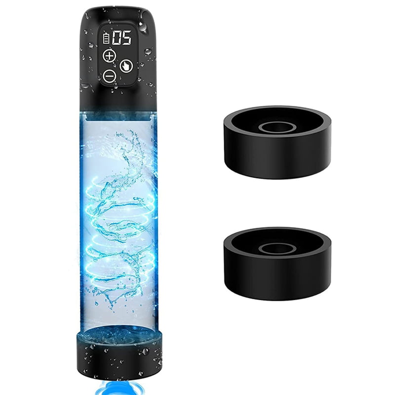 Centerel Electric Vacuum Penis Pump IPX4 Full Waterproof with 6 Sucking Modes Penis Massager Stimulator Penis Enlargement Sex Toy for Stronger Bigger Erections