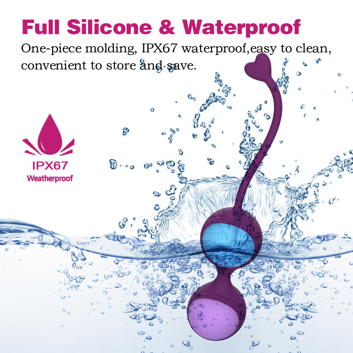 Kegel Balls Exercise Weights Kegel Balls Weighted Exercise Kit for Beginner Tightening Training System for Women(4-Piece Set)