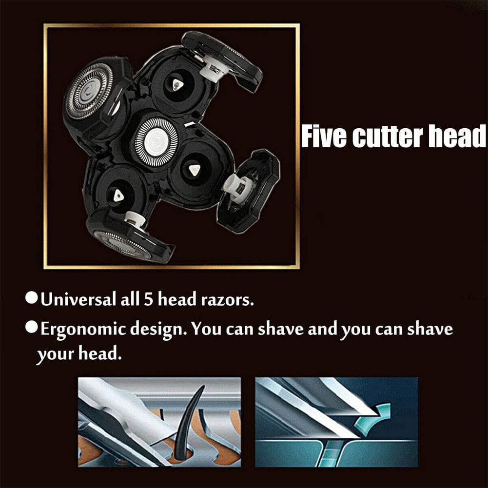 Centerel Blade Refills, Sharp and Fresh Flexible Stainless Steel Replacement Blades for The Electric Head Hair Rotary Shaver