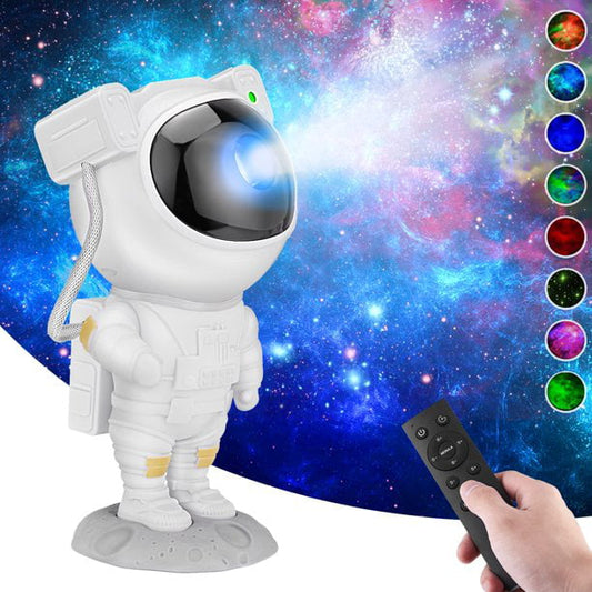 Mimeng Light Projector for Bedroom, Star Projector Galaxy Night Light with Timer & Remote Control, Rotatable Galaxy Projector Star Projector, Astronaut Projection Lamp