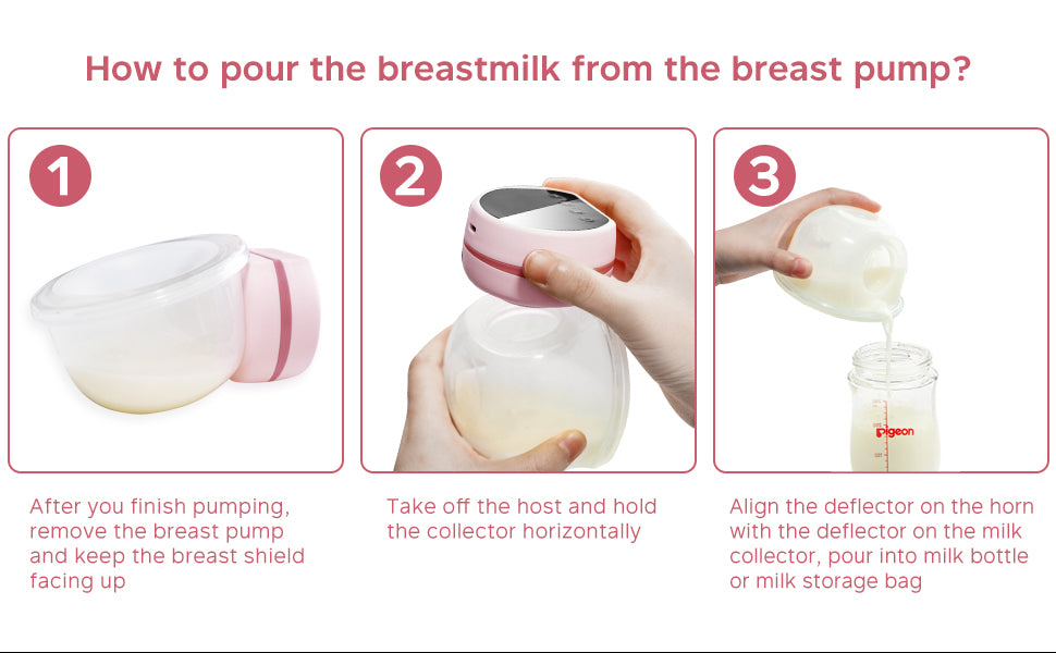 Portable Breast Pump Hands Free - Electric Wearable Yadala Breast Pump with 3 Mode & 9 Levels Low Noise & Painless with Massage 24mm