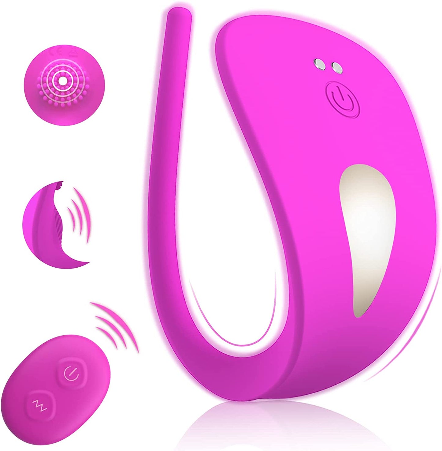 Wearable Remote Control Vibrator Adult Female Toy Vibrator with 7 Vibration Modes Rechargeable Waterproof Stimulator