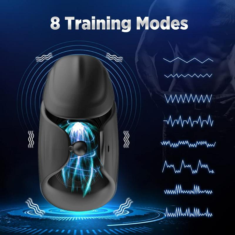 Vibrator Massager Exerciser Male Adult Toys Adjustable Masturbator Delayed Ejaculation Trainer Male Toys