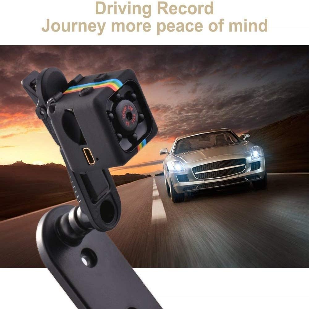 Mini Camera HD 1080P Babysitter Camera Sports Mini Camera Sports Camera Small Camera, Suitable for Home Office Driving Record Outdoor Sports, etc.