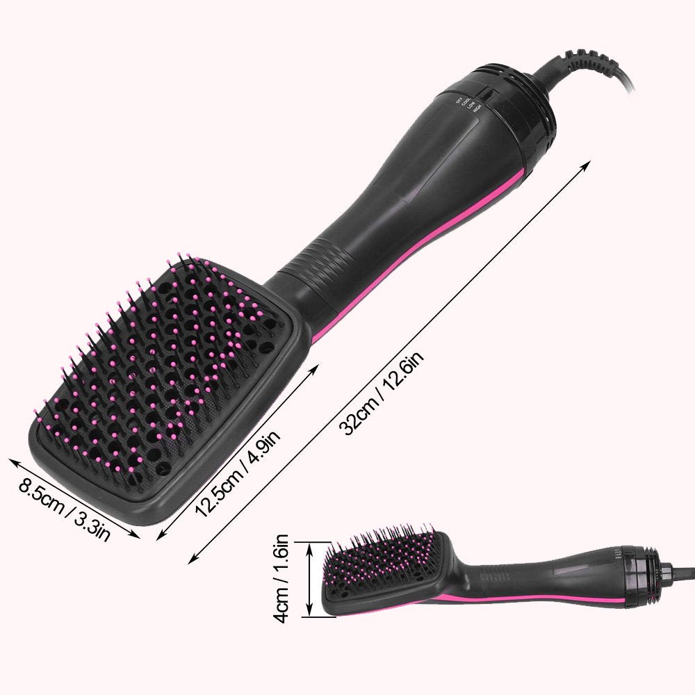 Hair Dryer Brush, Byfumay 2 in 1 Negative Ion Blow Dryer with Comb, Fast Drying Hair Dryer Hot Air Brush, One-Step Hair Dryer and Volumizer for All Hair Types