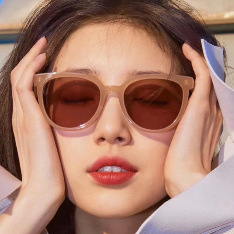 Sunglasses for Women, Ladies Coquette Pearlized Dusty Pink Sunglass