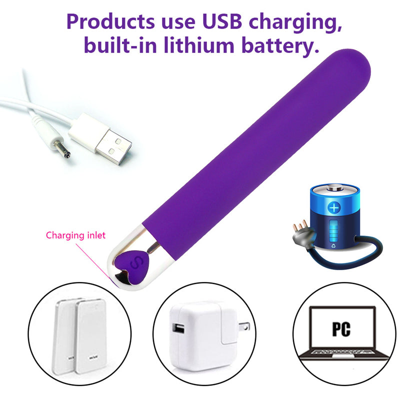 Bullet Dildo Vibrators Sex Toys For Women G spot Clitoris Stimulator with 10 Speed Powerful Vibration Massager