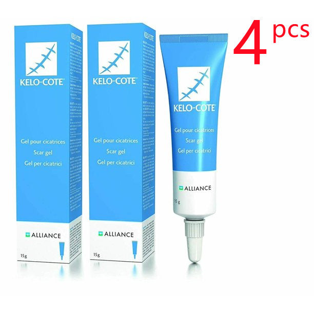 4PCS Scar Gel Medical-Grade Professional Advanced Scar Removal gel, for Face, Body, Surgical, Burn, Hypertrophic Scars, 18 Month Supply