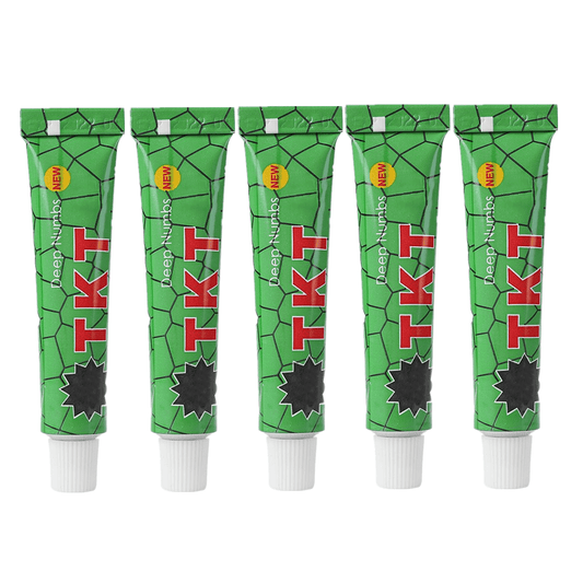 5pcs 40% Before Tattoo Cream,Lidocaine Numbing Skin Cream Tattoo for Permanent Instant Lift Brow Pencil(50g)