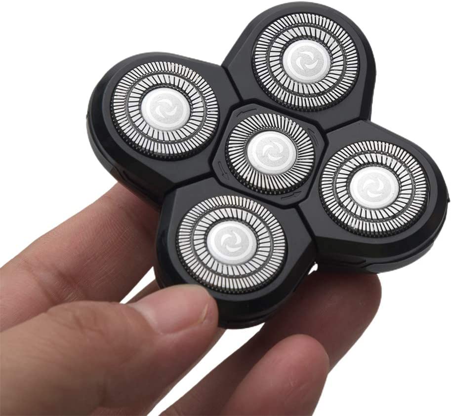 Centerel Blade Refills, Sharp and Fresh Flexible Stainless Steel Replacement Blades for The Electric Head Hair Rotary Shaver