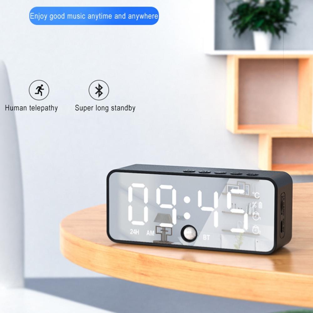 Alarm Clock for Bedroom, 2 Alarms Loud LED Big Display Clock with USB Charging Port, Adjustable Volume, Dimmable, Snooze, Plug in Simple Basic Digital Clock for Deep Sleepers Kids Elderly Home Office