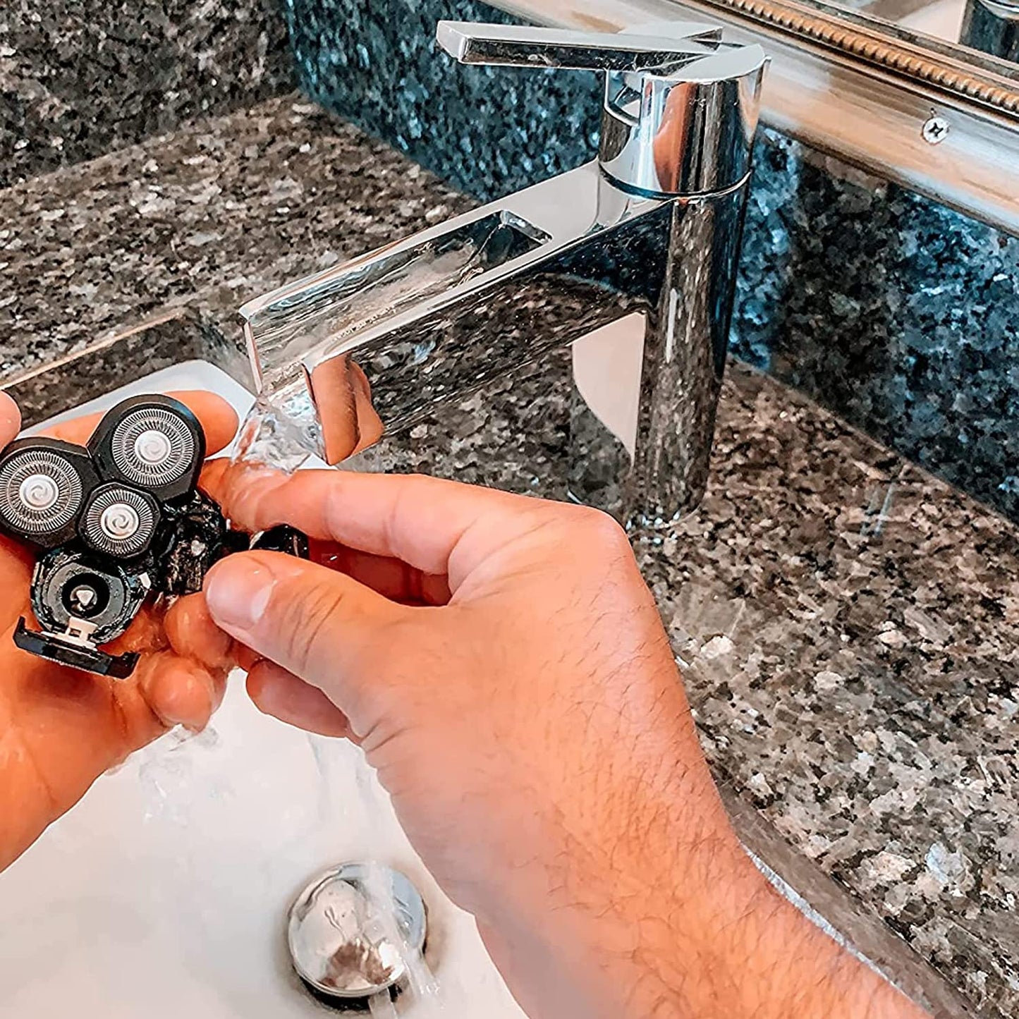 Centerel Blade Refills, Sharp and Fresh Flexible Stainless Steel Replacement Blades for The Electric Head Hair Rotary Shaver