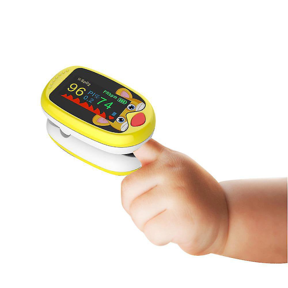 BDUN Kid's Fingertip Pulse Oximeter Rechargeable Pulse Oximeter Monitor Blood Oxygen Saturation with USB Cable