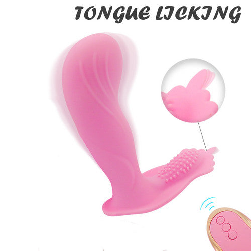 Wearable Panty Vibrator IPX7 Waterproof with Wireless Remote Control for G-Spot Clit Stimulation, Rechargeable Butterfly Vibration 10 Vibration Modes
